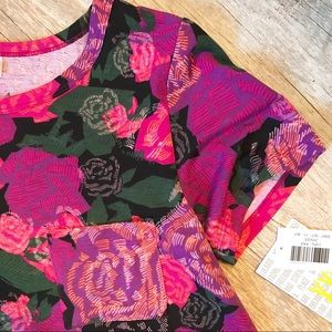 Bright floral dipped Carly Dress